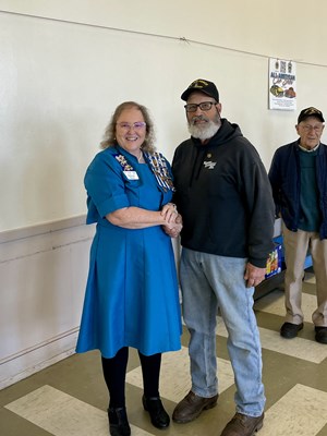 Honorary Partner ceremony for CA VVA Chapter 223 by the CA Chief Solano Chapter NSDAR.